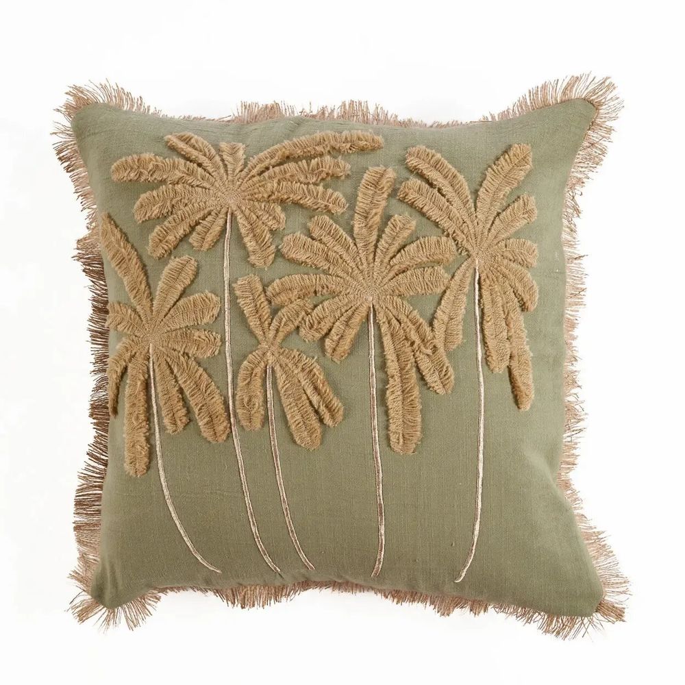 Coussins textile - Housse de Coussin Tropical Breeze - Vert Forêt - BAZAR BIZAR LIVING