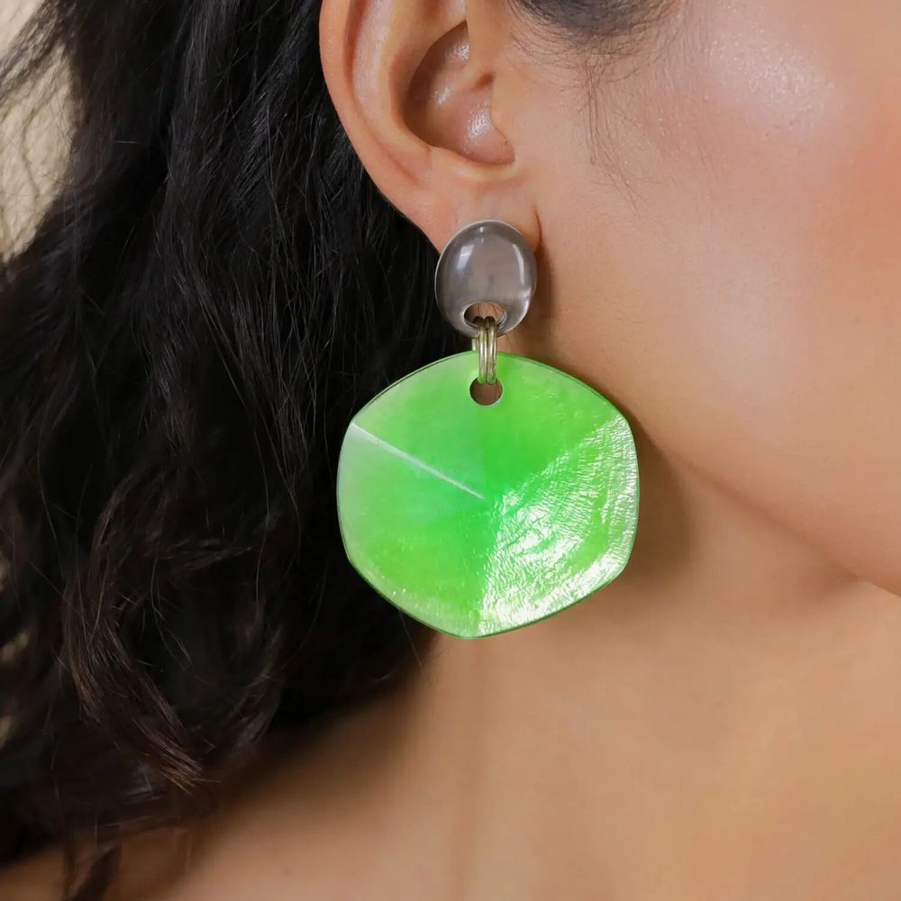 Jewelry - XL post earrings - Combava - NATURE BIJOUX