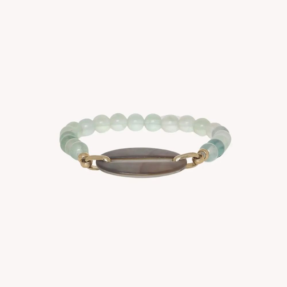 Jewelry - Flurorite stretch bracelet - Fluorite - NATURE BIJOUX