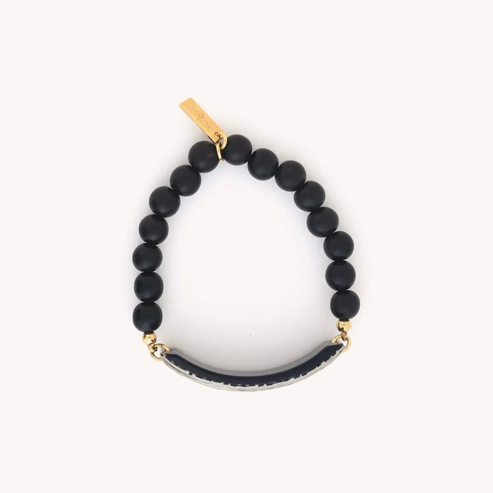 Jewelry - Simple stretch bracelet - Madam Bogolan - NATURE BIJOUX