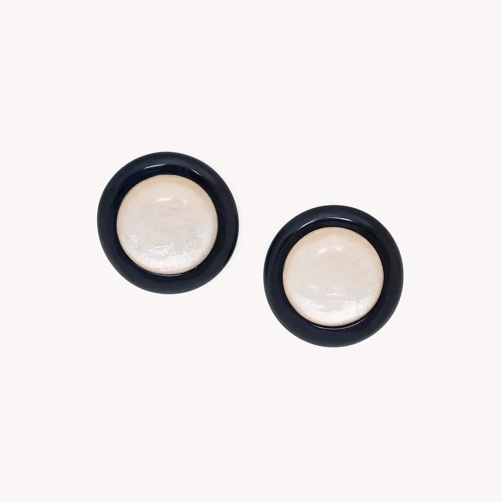 Jewelry - Simple round post earrings - Saint Honore - NATURE BIJOUX