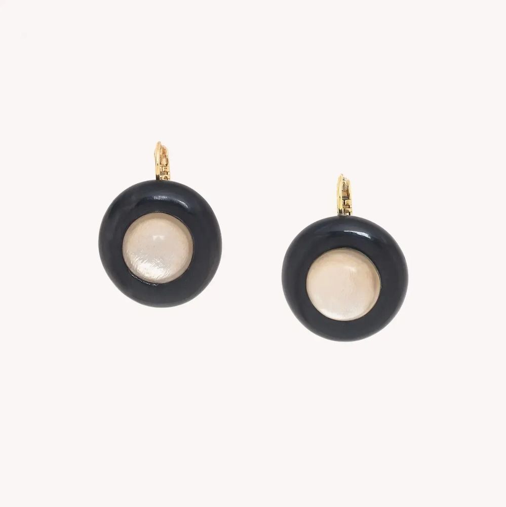 Jewelry - Small round french hook earrings - Saint Honore - NATURE BIJOUX