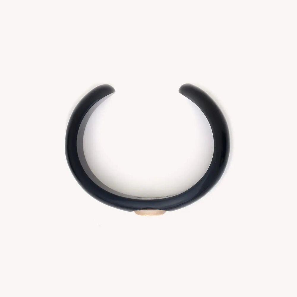 Bijoux - Bracelet jonc corne noire - Saint Honore - NATURE BIJOUX