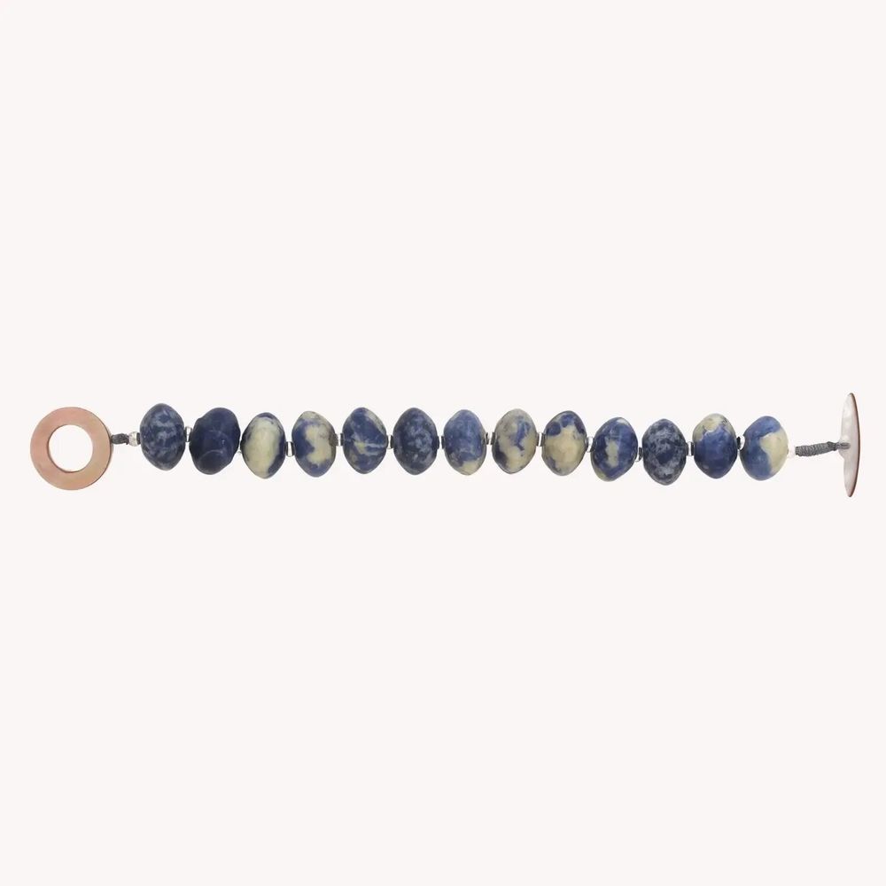 Bijoux - Bracelet fermoir nacre brune - Skala - NATURE BIJOUX