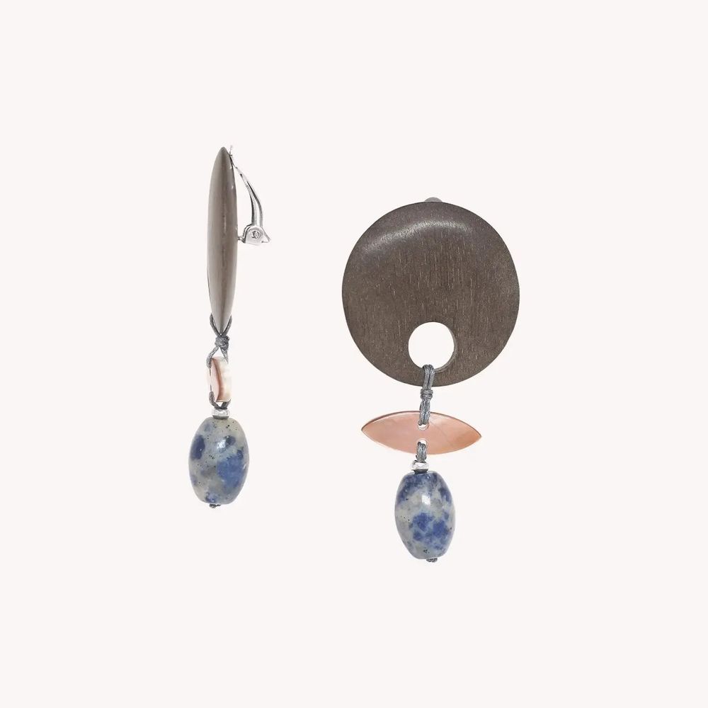 Bijoux - Boucles d'oreilles clips grand modèle - Skala - NATURE BIJOUX