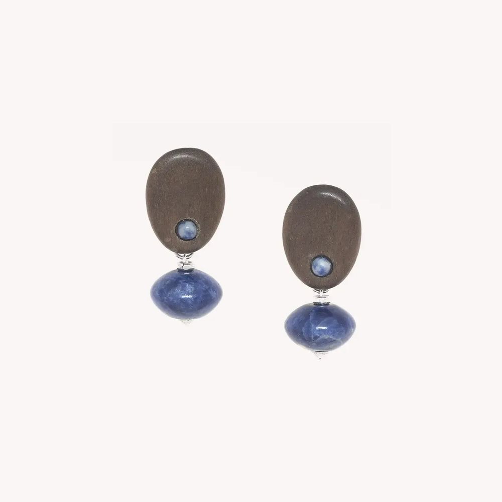 Bijoux - Boucles d'oreilles poussoir top oval - Skala - NATURE BIJOUX