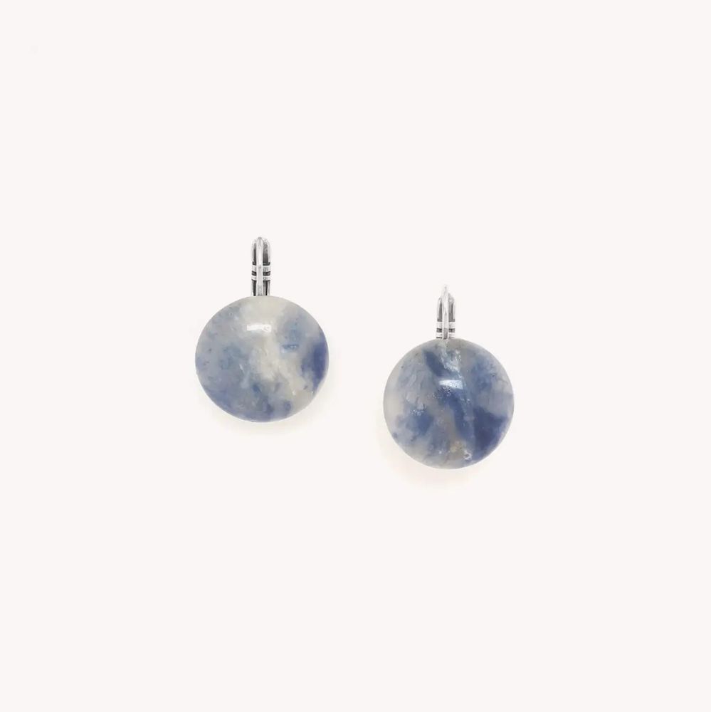 Bijoux - Boucles d'oreilles dormeuses rondes - Skala - NATURE BIJOUX