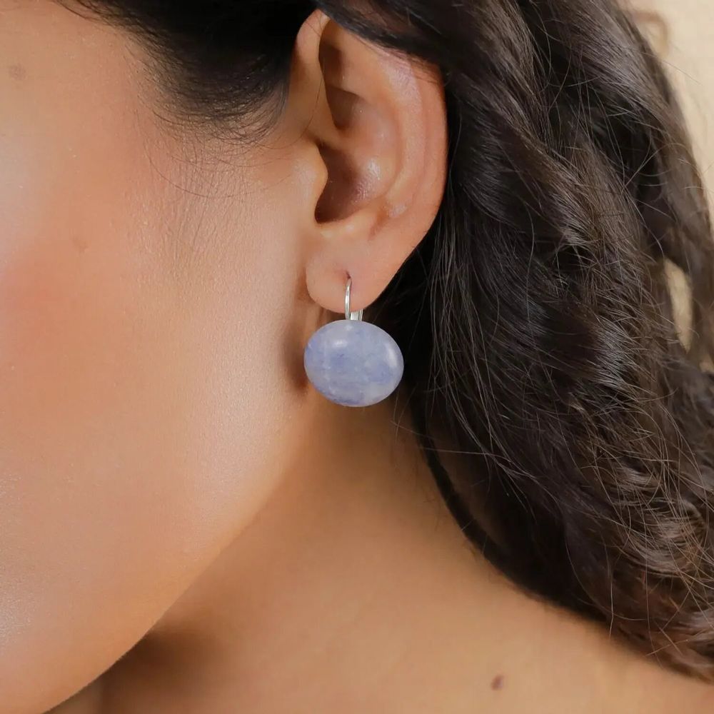 Bijoux - Boucles d'oreilles dormeuses rondes - Skala - NATURE BIJOUX