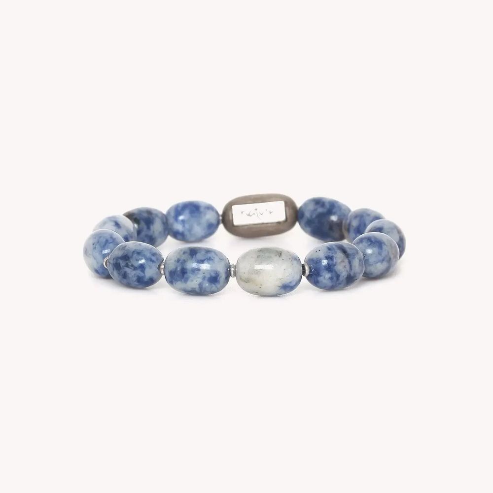Bijoux - Bracelet extensible perles ovales - Skala - NATURE BIJOUX