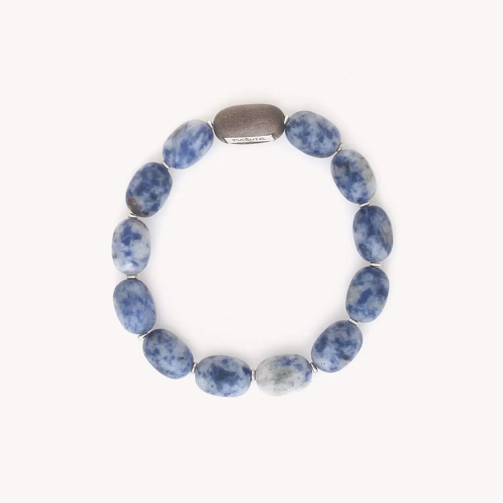 Bijoux - Bracelet extensible perles ovales - Skala - NATURE BIJOUX