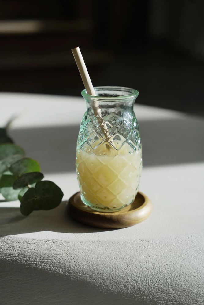 Verres - Le Verre Pineapple - Bleu - L - BAZAR BIZAR LIVING
