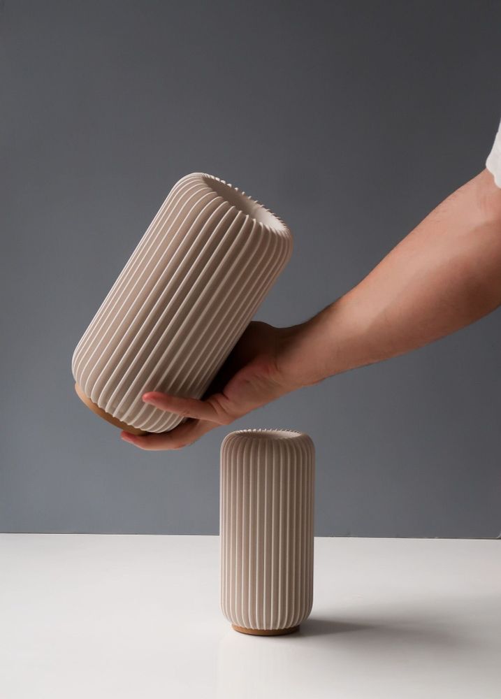 Vases - VASE L - VORENA COLLECTION - MENDELEK STUDIO