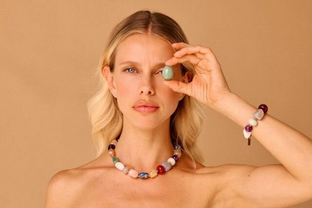 Bijoux - Collier court combo pierres - Minerama - NATURE BIJOUX