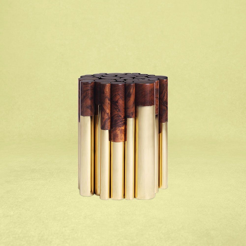 Autres tables  - Table d'appoint Wanderlust fabriquée à la main au Portugal par Malabar - MALABAR