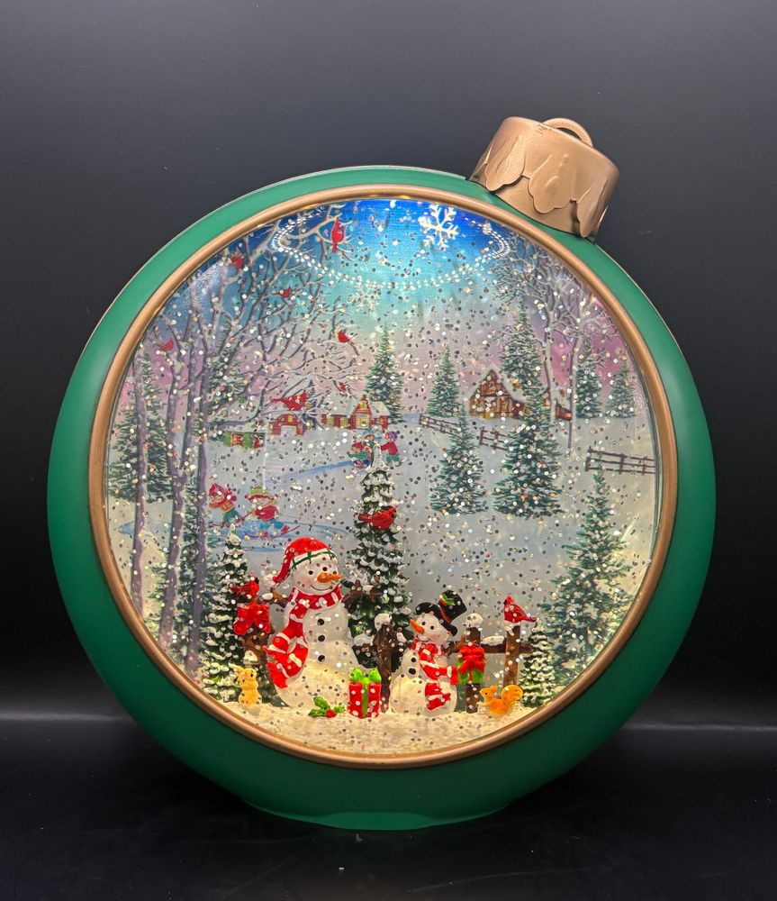 Other Christmas decorations - Musical LED Christmas Globe – Snowman - BLUE STAR B.V.