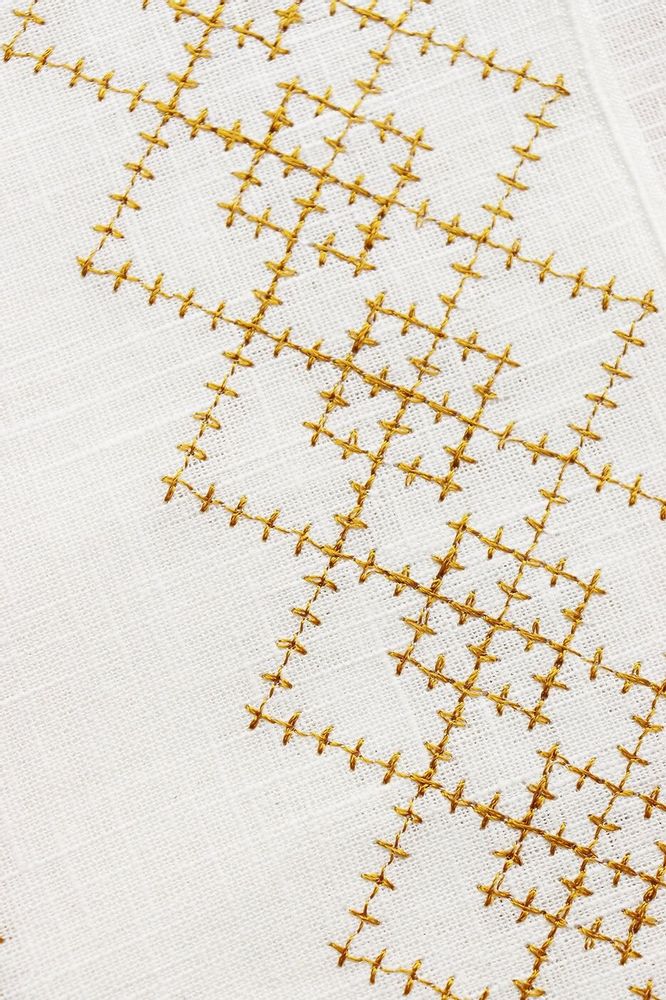 Linge de table textile - Chemin de table en lin | LOSANGA Or - GIARDINO SEGRETO