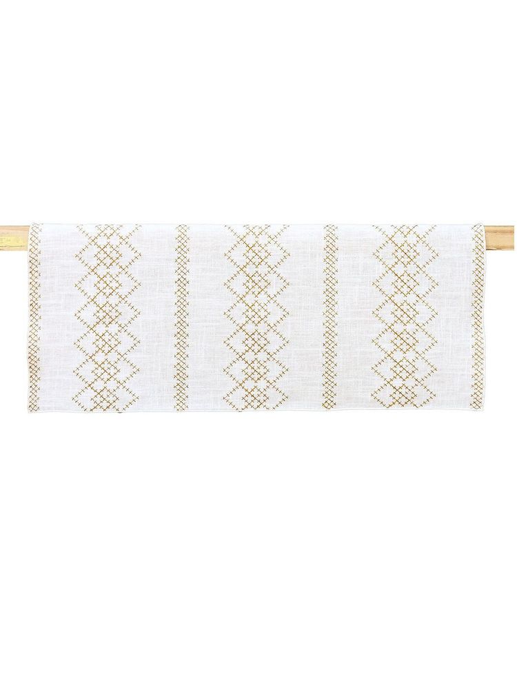 Linge de table textile - Chemin de table en lin | LOSANGA Or - GIARDINO SEGRETO