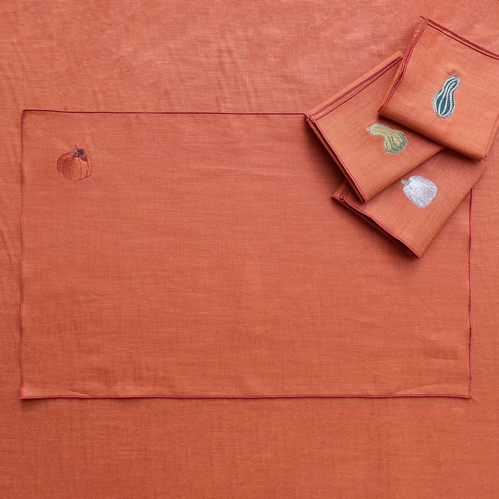 Linge de table textile - Set de table en lin | ZUCCHE - GIARDINO SEGRETO