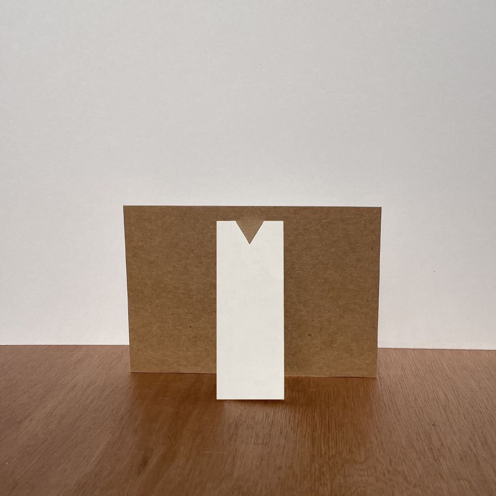 Card shop - NUAGE OISO® Participatory Board Card - Kraft - OISO