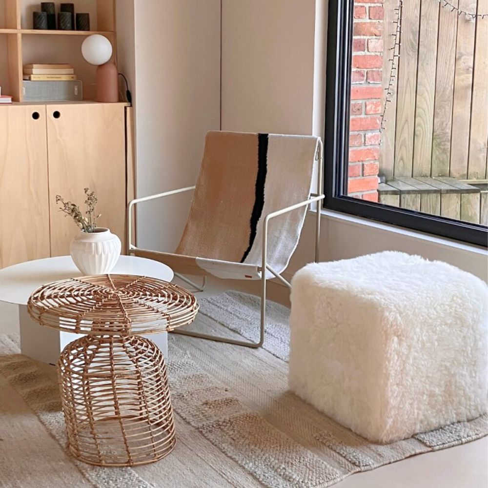 Design objects - Cubo, our sheepskin cube - MAISON THURET