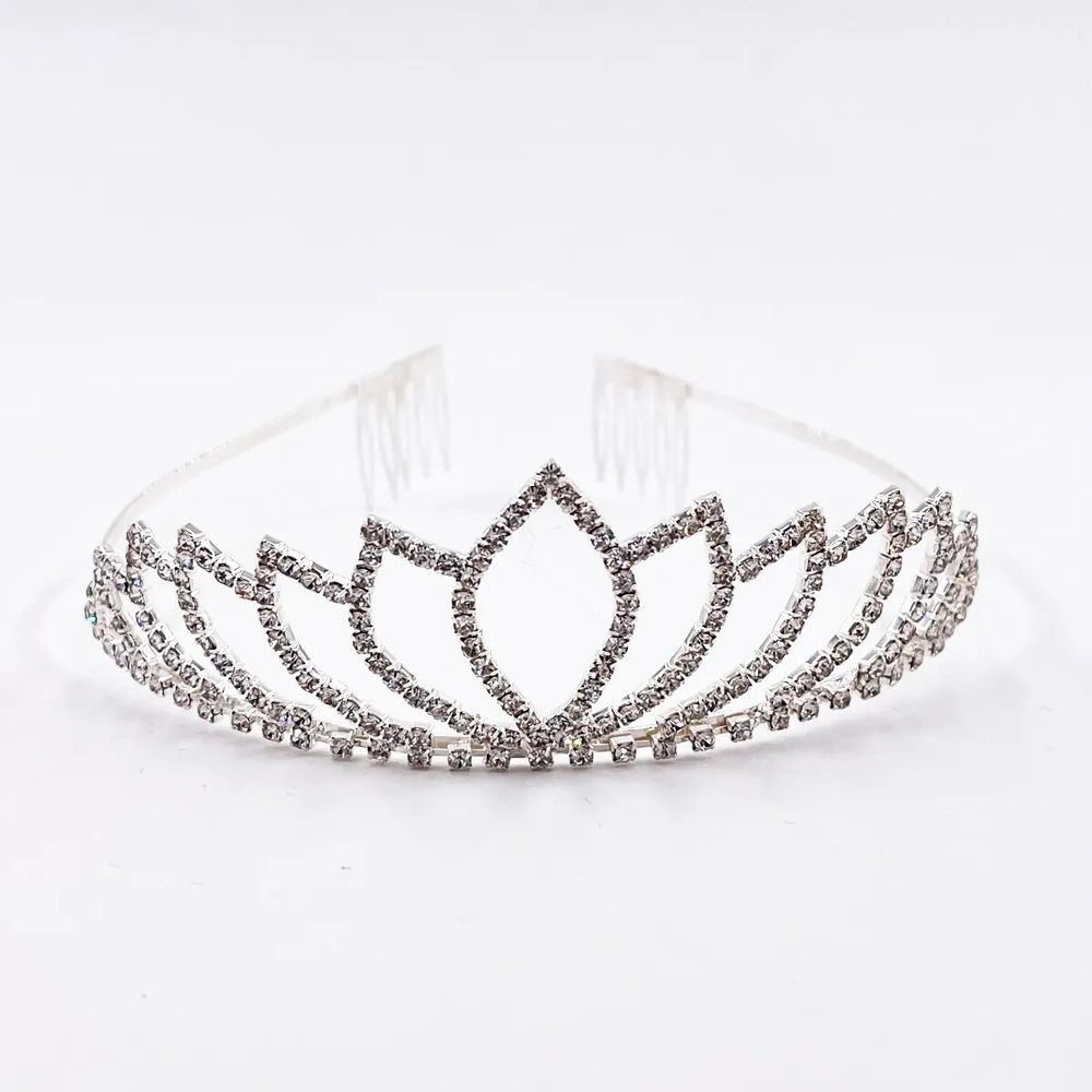 Children's dress-up - One-size pearl tiara in organza bag - LABAY