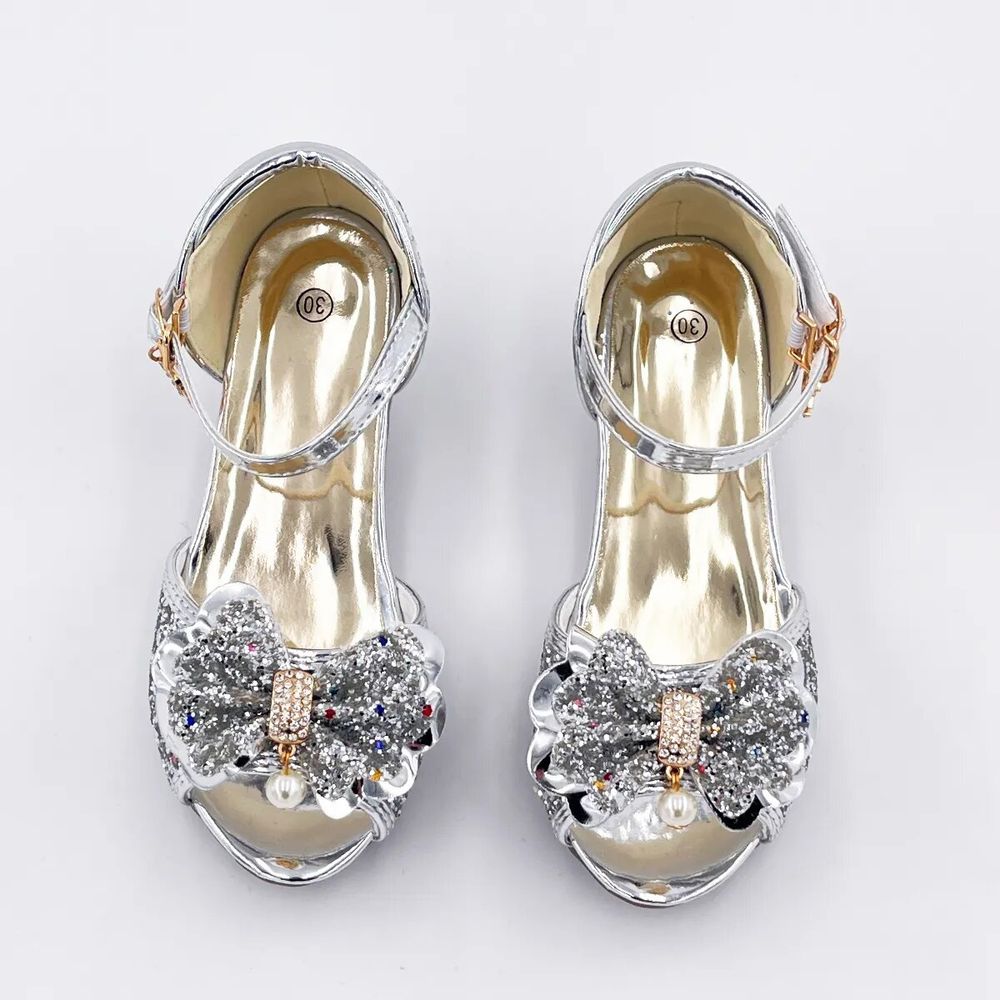Children's dress-up - Silver Mules Size 27 (3-4 years) - LABAY