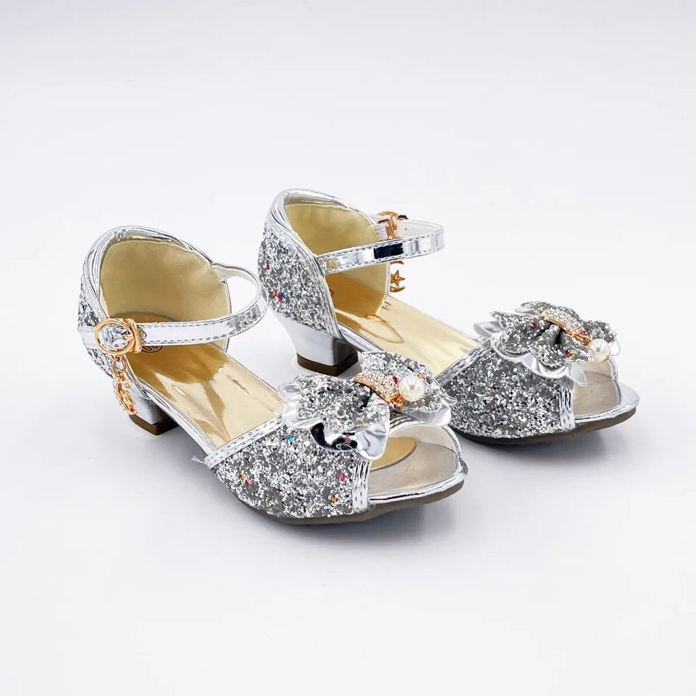 Children's dress-up - Silver Mules Size 27 (3-4 years) - LABAY