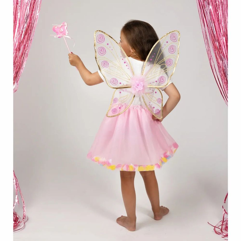 Children's dress-up - Leonie Fairy Tutu & Wings Set - One Size - Costume - LABAY