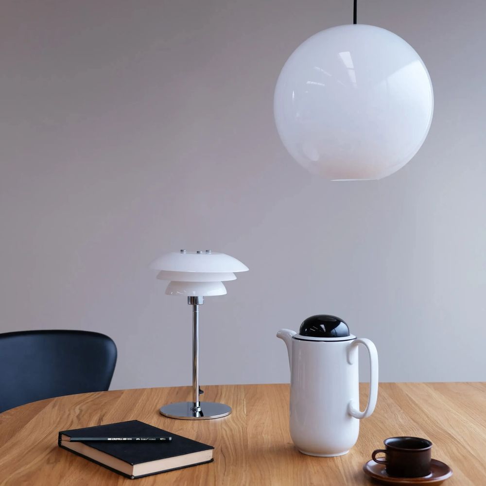 Suspensions - Lampe suspendue opale Cafè D25 - DYBERG LARSEN