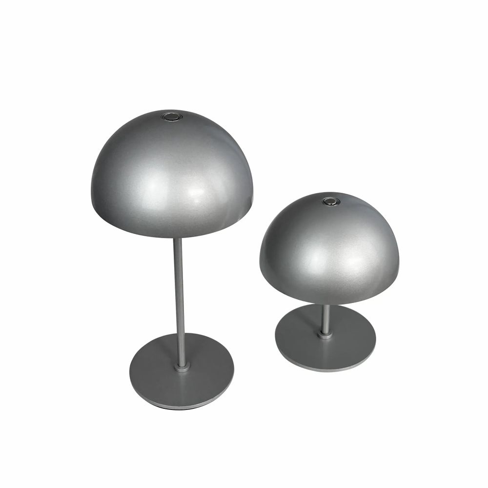 Table lamps - ALONG LED Mini Table Lamp silver 2 pcs in box - DYBERG LARSEN