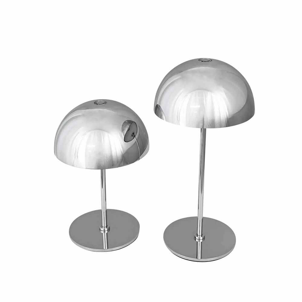 Table lamps - ALONG LED Mini Table Lamp chrome 2 pcs in box - DYBERG LARSEN
