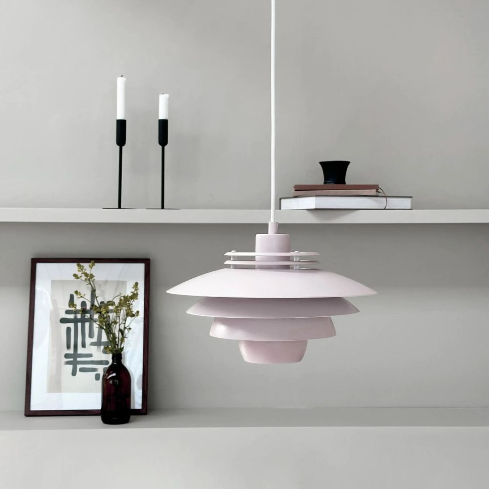 Suspensions - Lampe suspendue Ejka Mini Matte Rose - DYBERG LARSEN