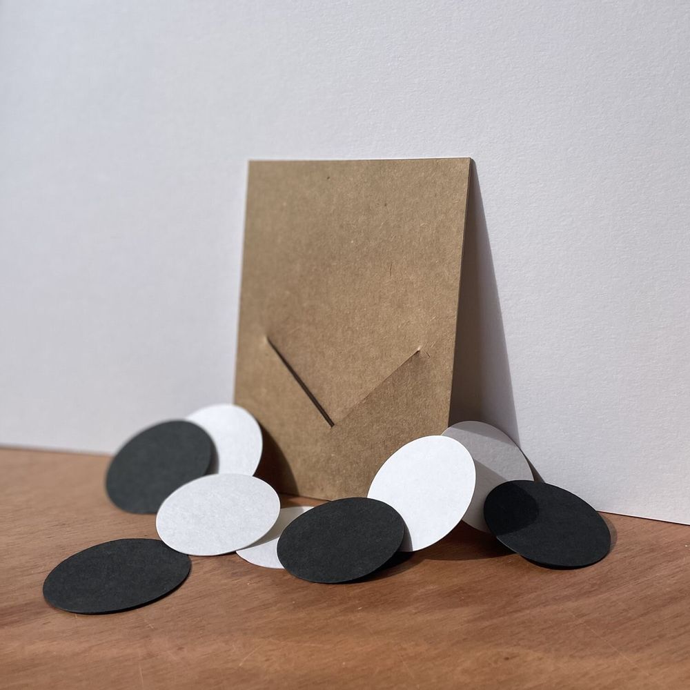 Gifts - HEART Object Card OISO® - Kraft - OISO