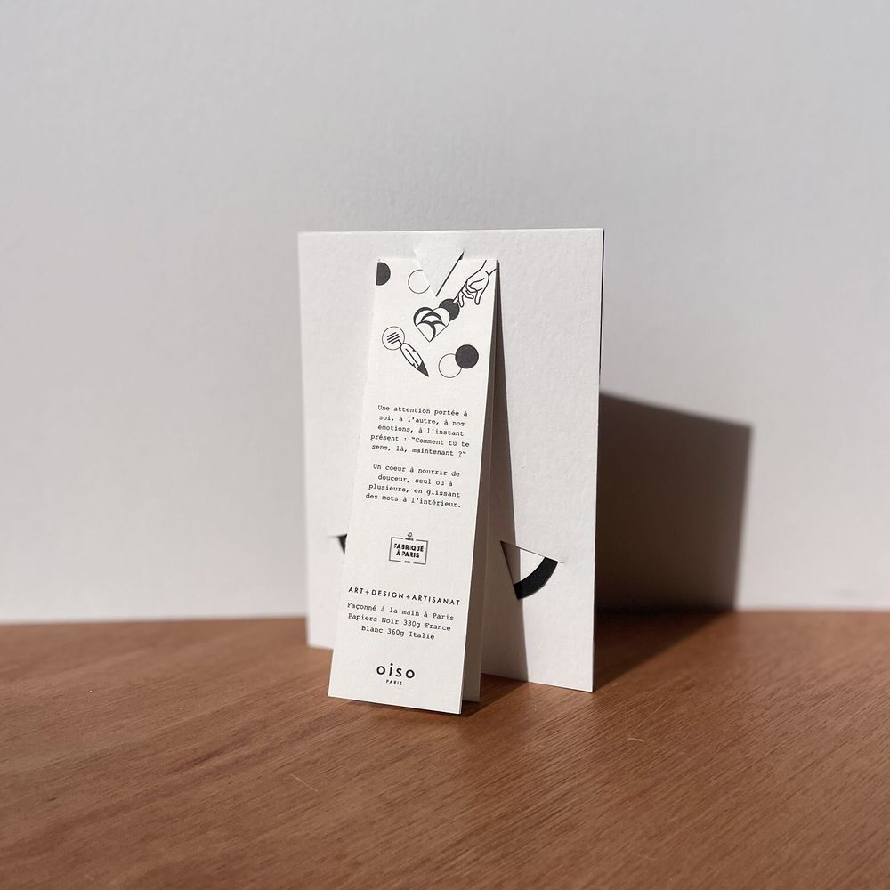 Gifts - HEART Object Card OISO® - Kraft - OISO
