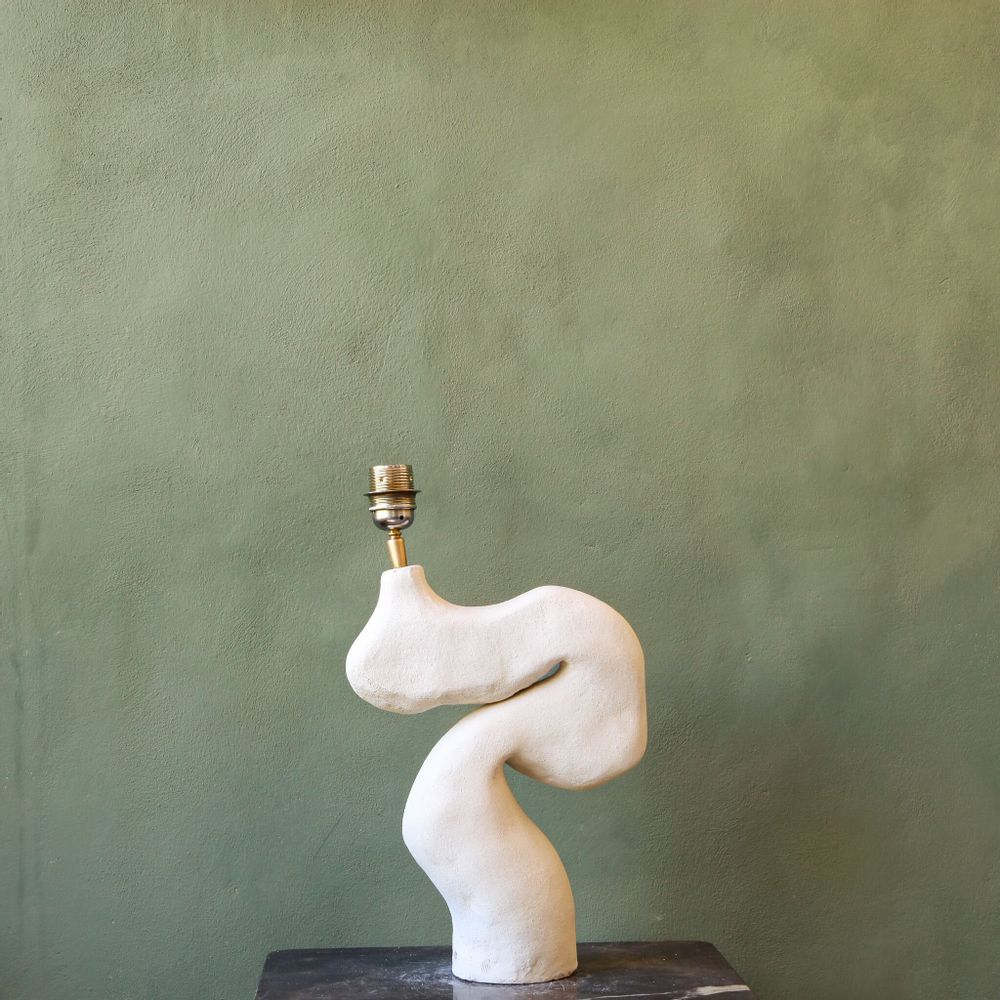 Table lamps - Olive tree handmade ceramic table lamp - STUDIO WILD ORANGE