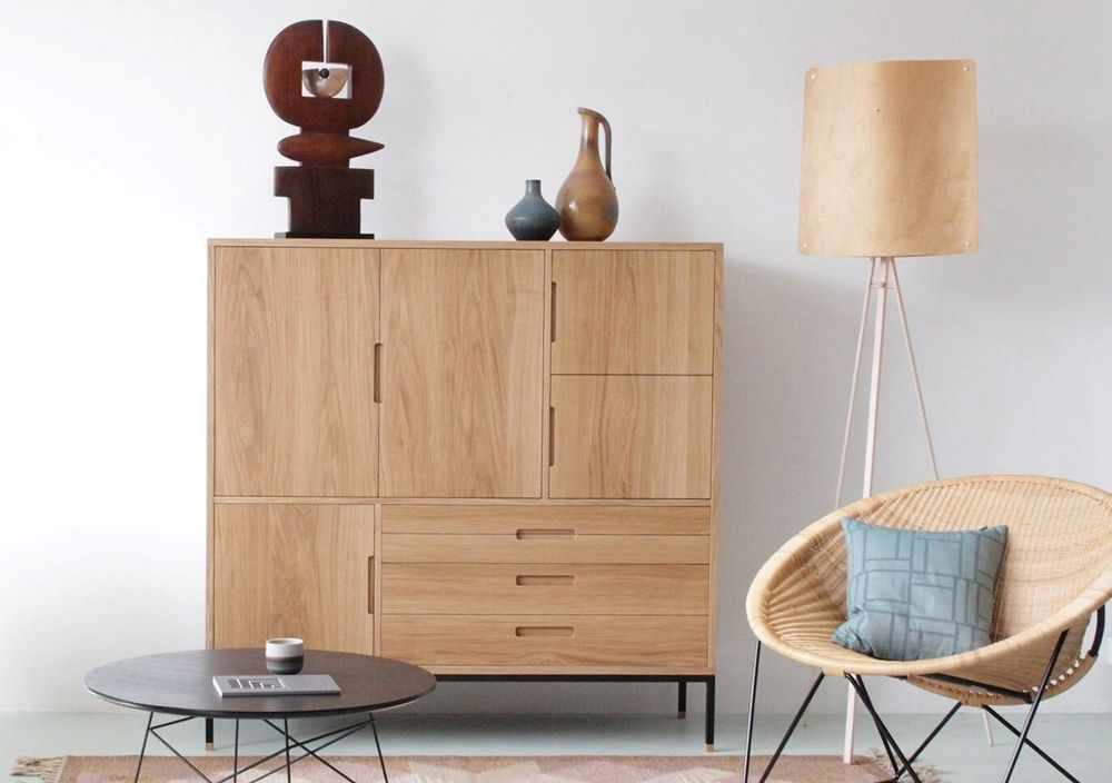 Buffets - Buffet haut sur mesure. Modèle Cosmopol BHS - JL STUDIO