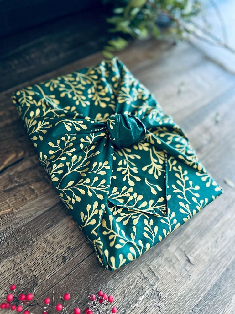 Stationery - Monochrome Collection 'Wild' Reusable Gift Wrapping Paper Gift Card - CARÉDEAU PAPIER CADEAU RÉUTILISABLE