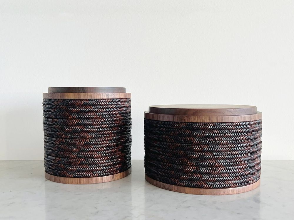 Design objects - Eisa Braided Boxes - LES FEW