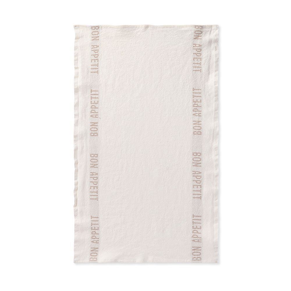 Tea towel - BON APPETIT PURE LINEN TEA TOWELS - CHARVET EDITIONS