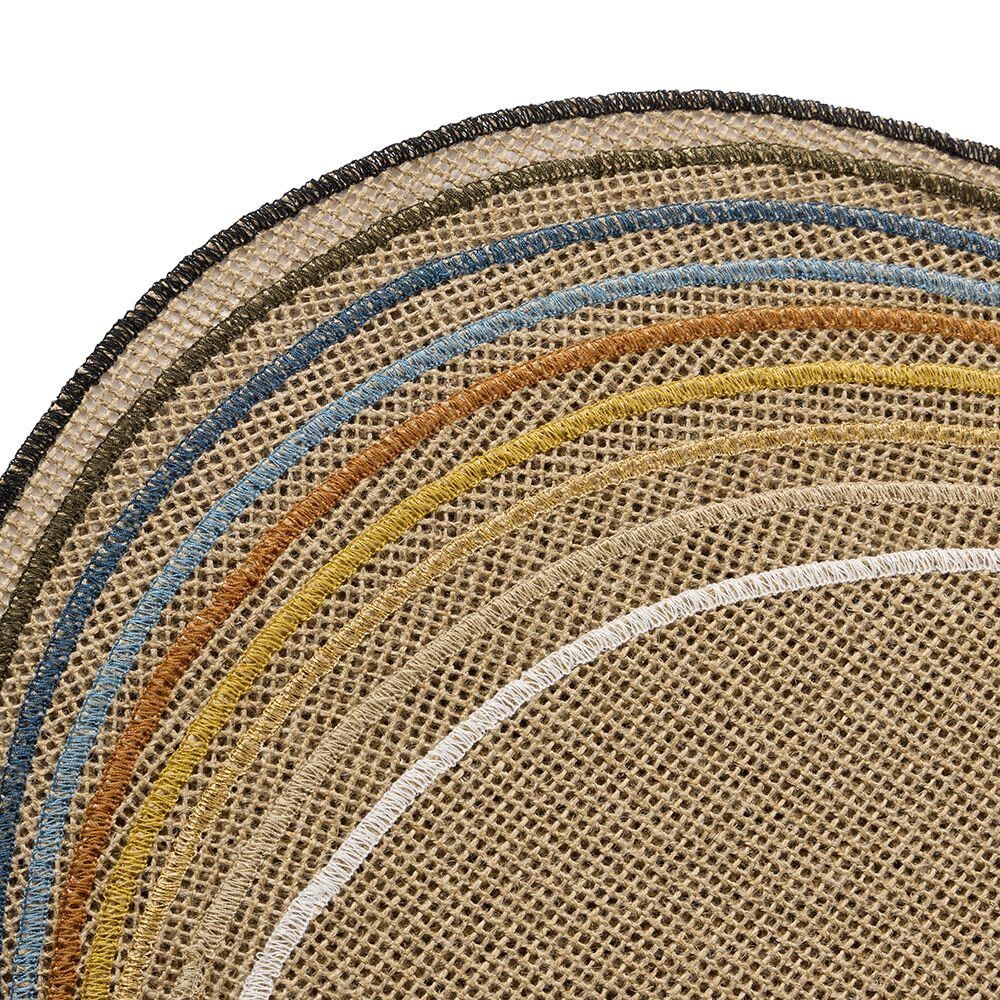 Table linen - CIRCLE PURE LINEN PLACEMATS - CHARVET EDITIONS