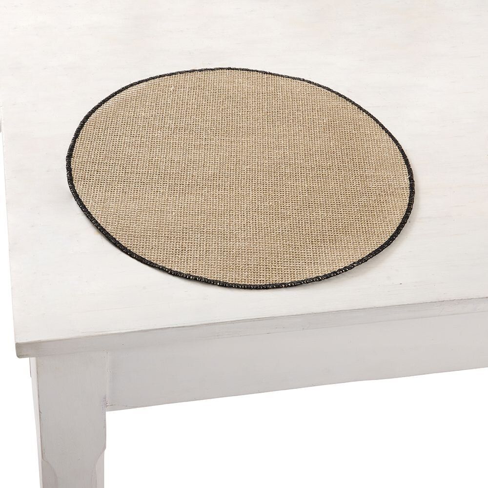 Table linen - CIRCLE PURE LINEN PLACEMATS - CHARVET EDITIONS