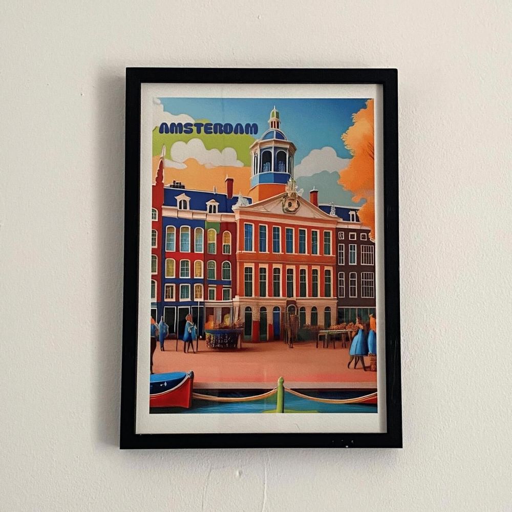 Affiches - Affiche Amsterdam I - ËME CULTURE ART