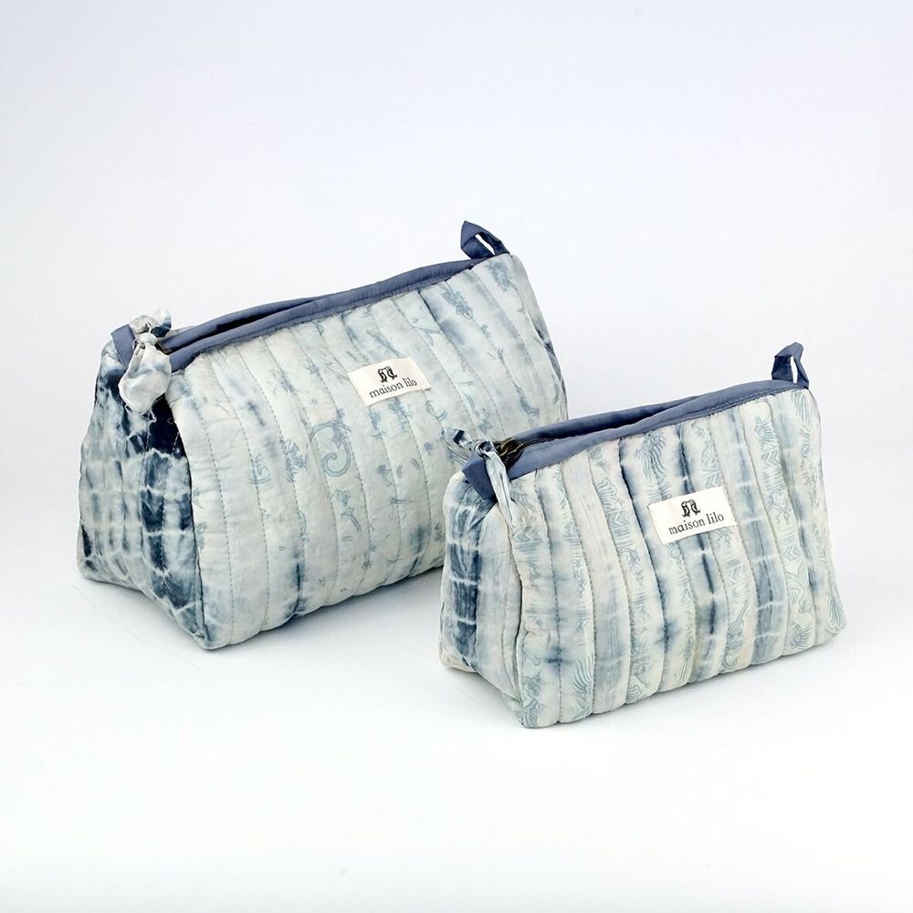 Pochettes - Trousses de toilette et vanity en soie upcyclés - MAISON LILO