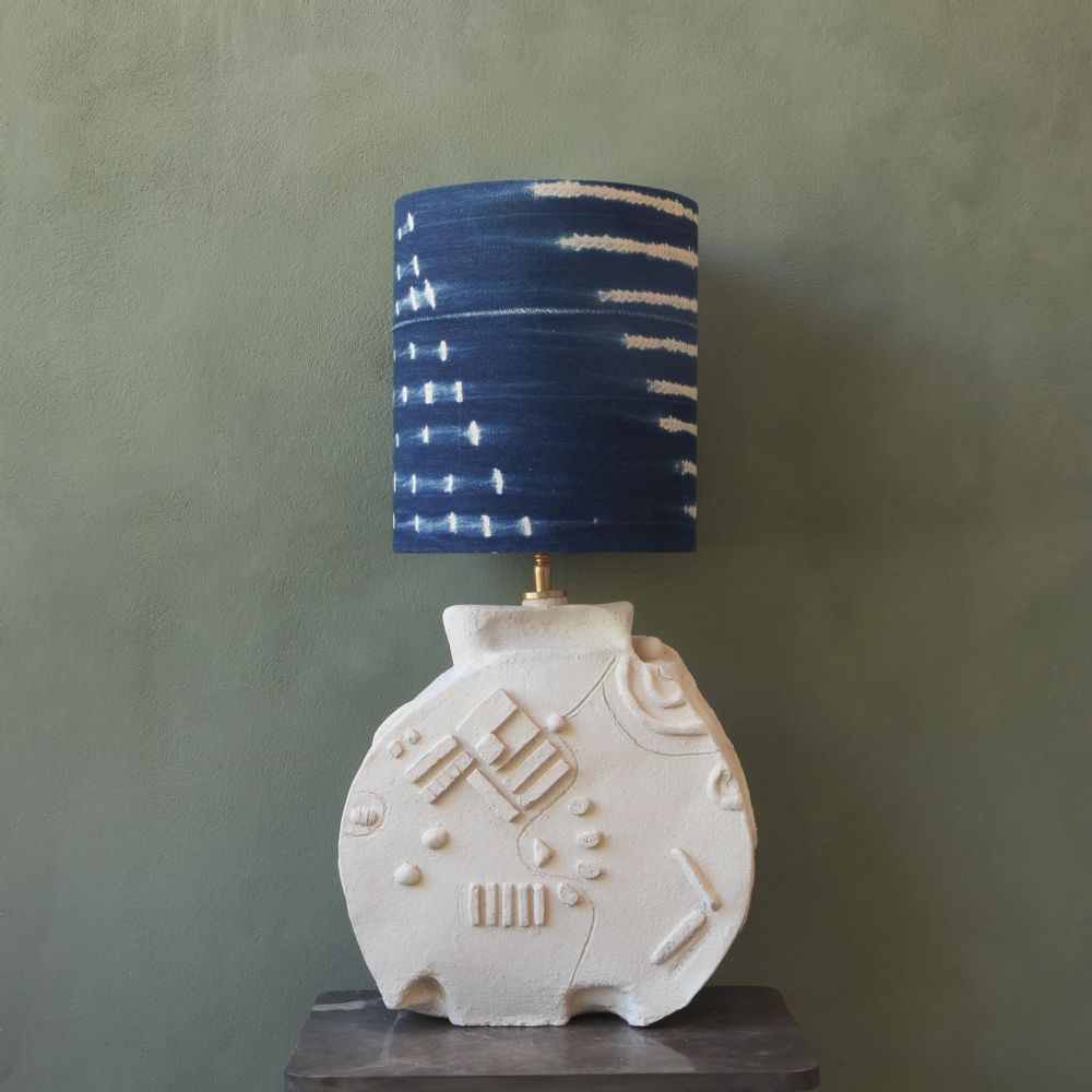 Table lamps - Playground ceramic handmade unique design table lamp - STUDIO WILD ORANGE