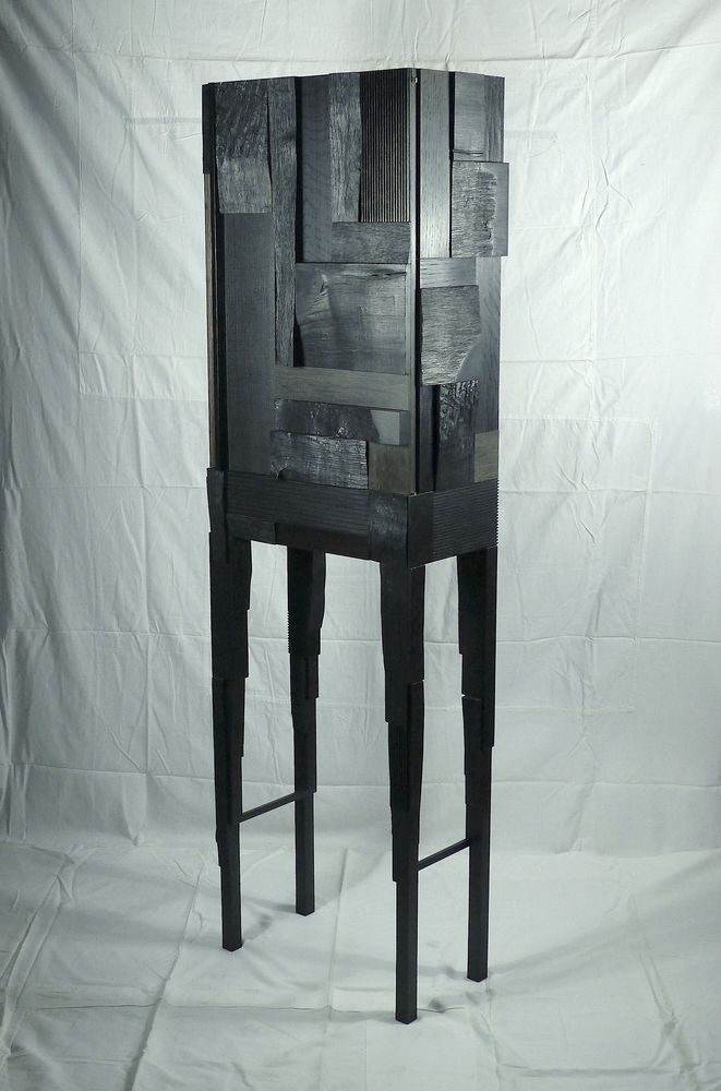 Shelves - Cabinet playing with light - JULIEN HARDY EBENISTE