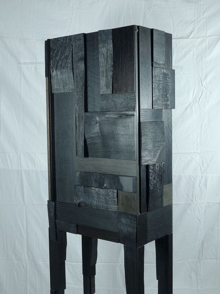 Shelves - Cabinet playing with light - JULIEN HARDY EBENISTE