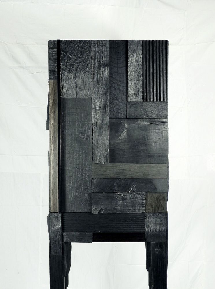 Shelves - Cabinet playing with light - JULIEN HARDY EBENISTE
