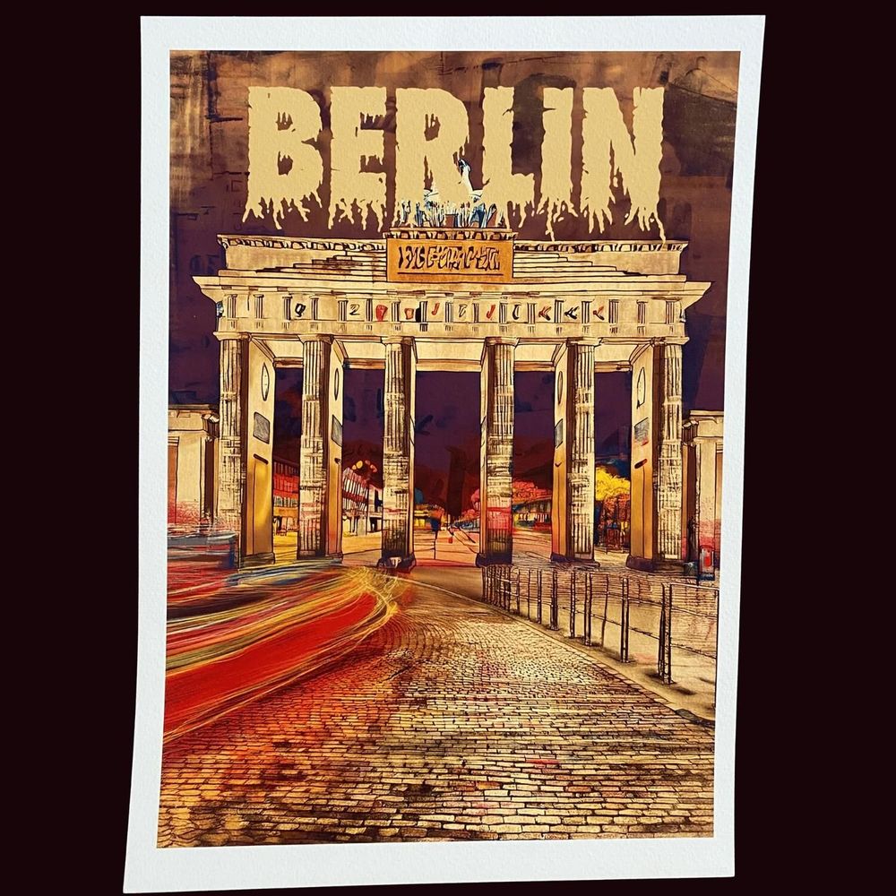 Poster - Berlin IV poster - ËME CULTURE ART