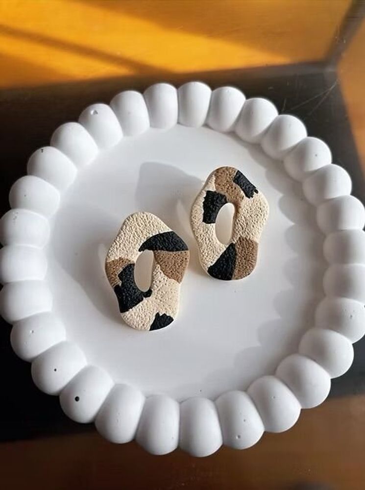 Bijoux - Boucles d’oreilles ajourée léopard CELINE - LES TRÉSORS DE CIA