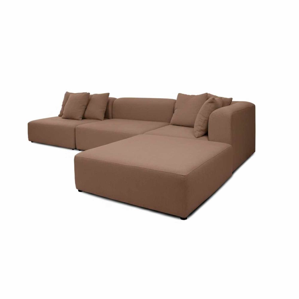 Canapés pour collectivités - Modular Mocha Mousse |Canapé modulaire - CREARTE COLLECTIONS